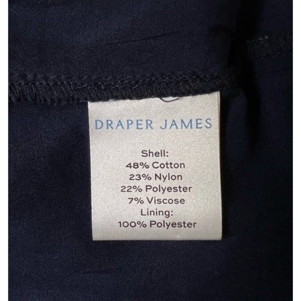 Draper James Floral Lace Dress Blue Fit & Flare Collared Preppy Womens 6 - Picture 11 of 15